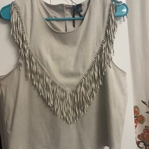 Fringe tank top